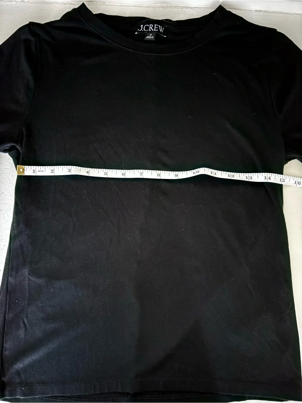 J.Crew Black Crewneck Short Sleeve T-Shirt